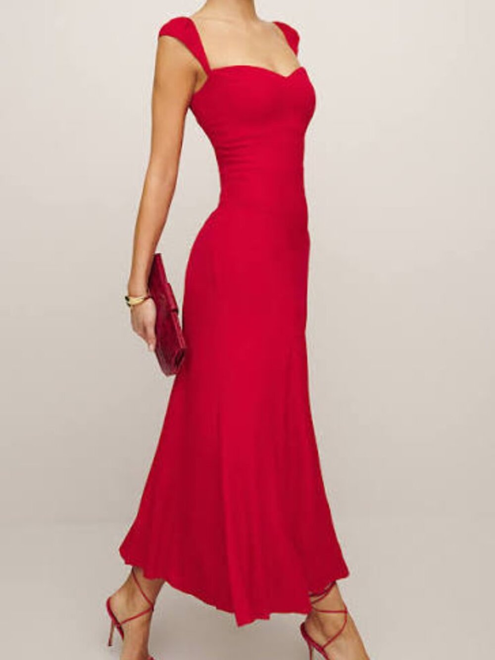 Reformation Bryson Midi Dress size 4US/8UK/8AUS